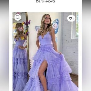 Brand new Berlinnova Prom Dress, lavender size 8